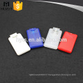 10ml 20ml rectangle card flat plastic bottle with mini spray